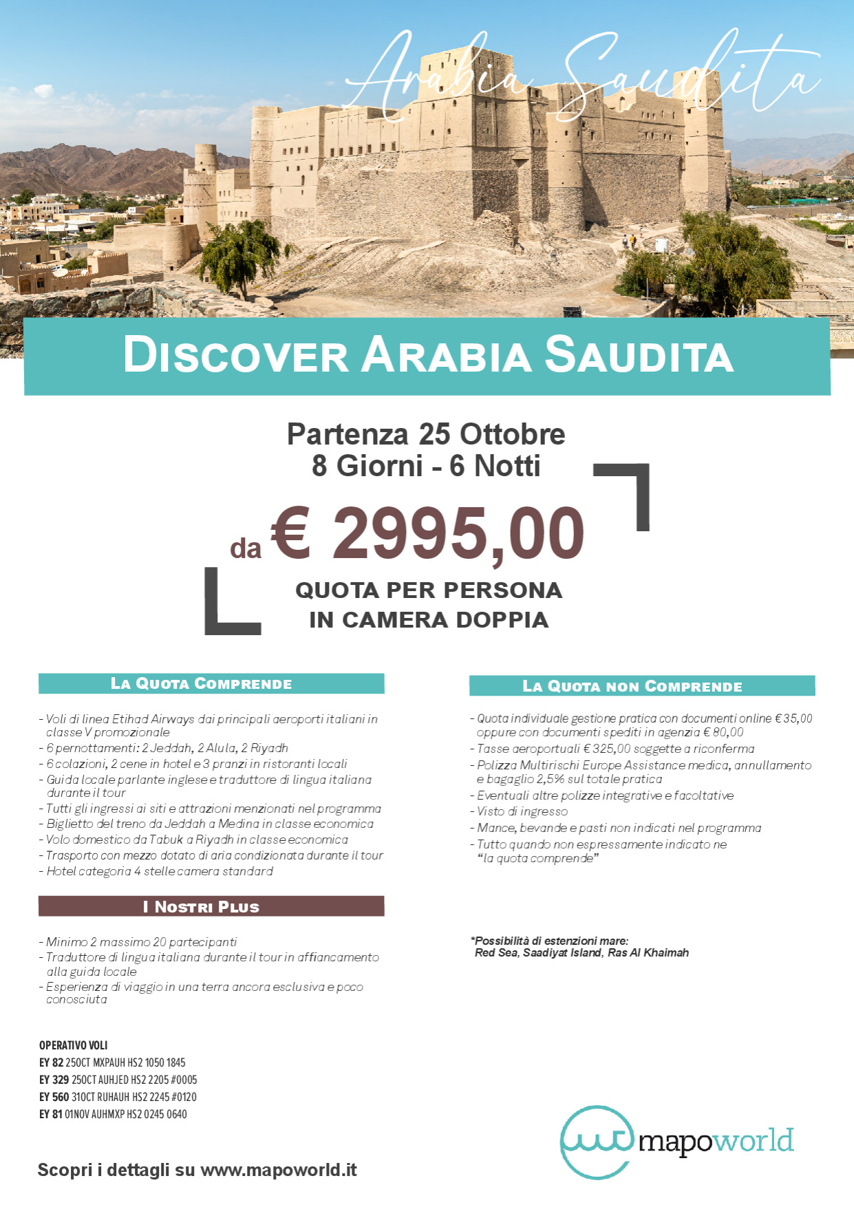 Discover Arabia Saudita - Partenza 25 Ottobre