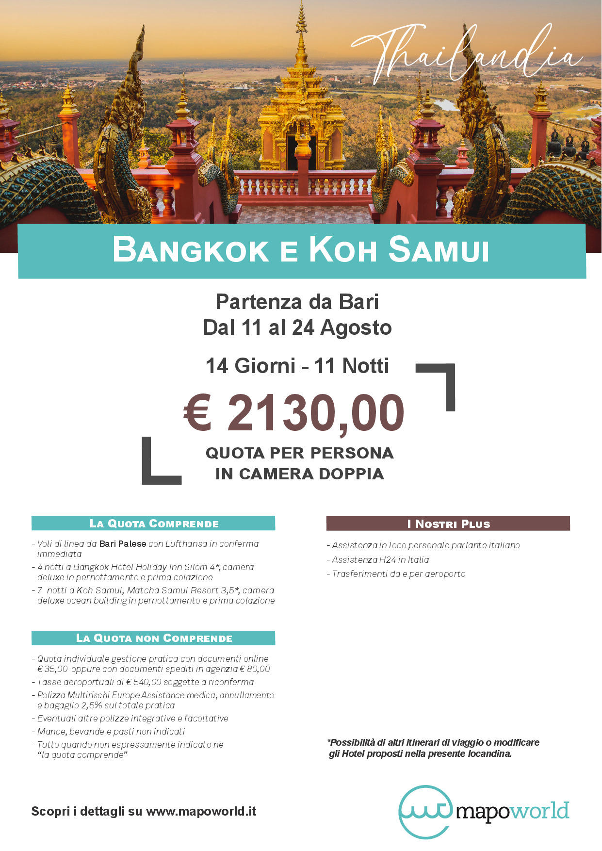 Thailandia - Bangkok e Koh Samui